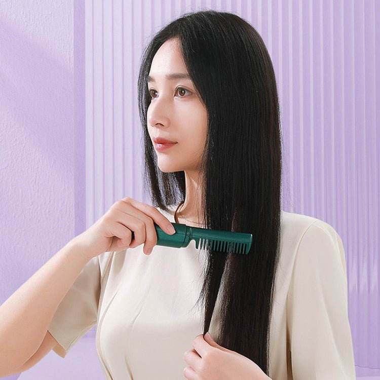 2 In 1 Portable USB Rechargeable Hair Curler Dual Usage Hair Straightening Comb - PartsWorld Appliance LLC
