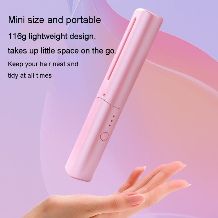 2 In 1 Portable USB Rechargeable Hair Curler Dual Usage Hair Straightening Comb - PartsWorld Appliance LLC