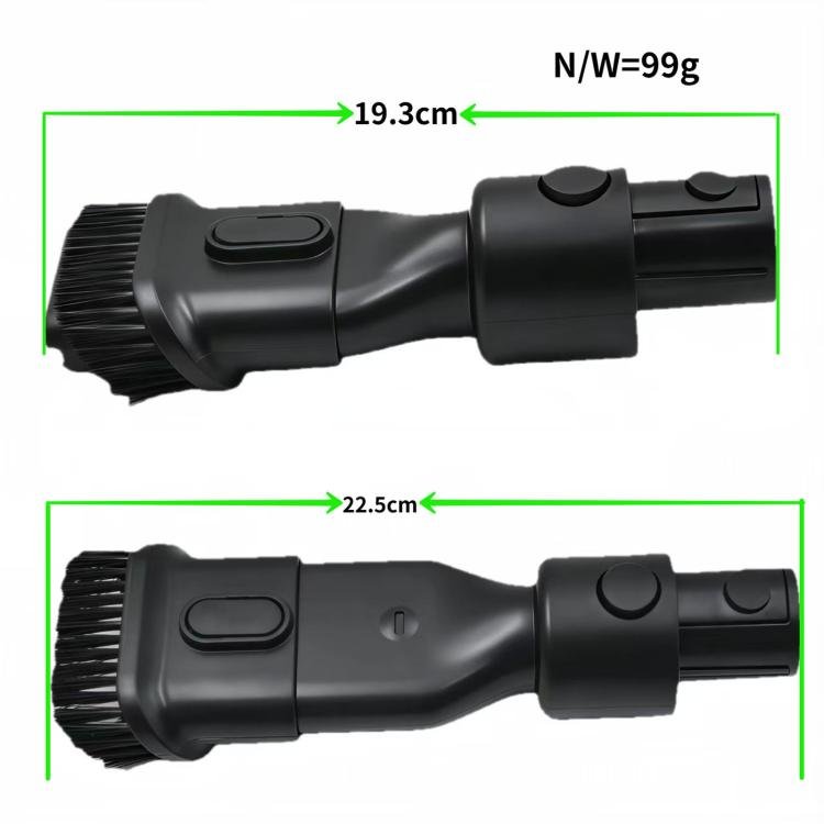 2-Piece Vacuum Attachment Kit – Long Crevice Tool & Dusting Brush for Dreame R10 / R20 / T30 / V11 / V8 / H30 - PartsWorld Appliance LLC