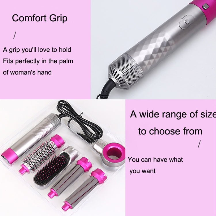 5 In 1 Hot Air Comb Automatic Curling Iron Curling & Straightening Hair Styling Comb Hair Dryer. - PartsWorld Appliance LLC