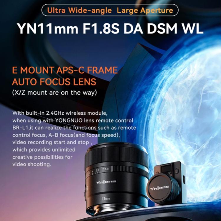 F1.8S DA DSM WL – APS-C Ultra Wide Angle Lens for Sony E-Mount, F1.8 Aperture product image
