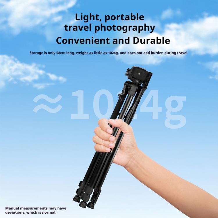360 Universal Selfie Live Tripod Mount with Head & Phone Clamp, Selfie Live Tripod