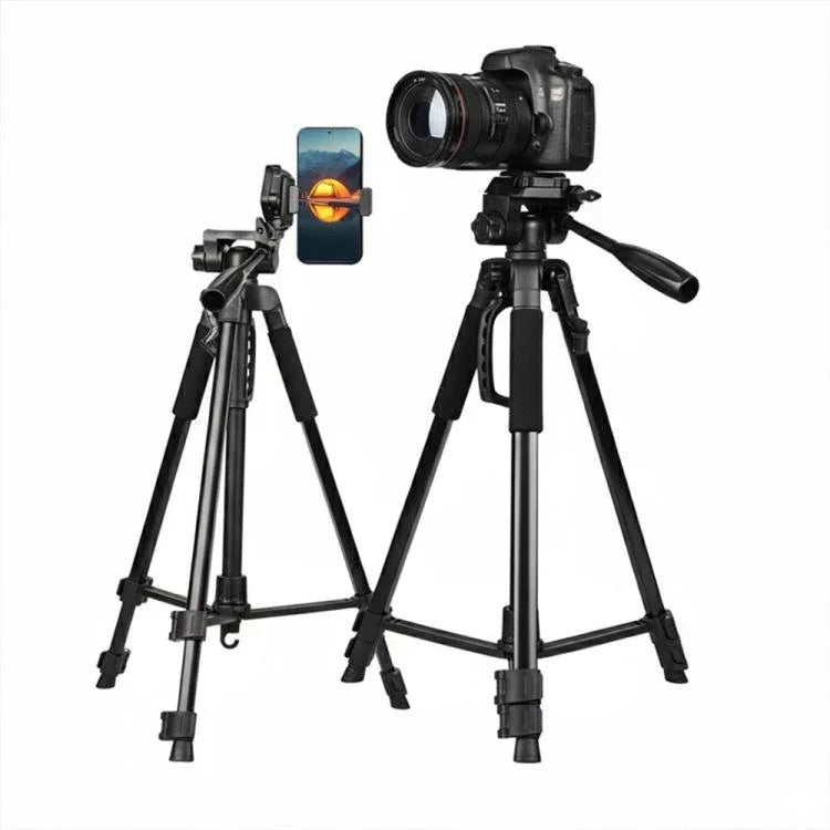 3520 Alloy Tripod Stand with Pan-Tilt Head & Phone Clamp – Universal Camera & Selfie Mount product image