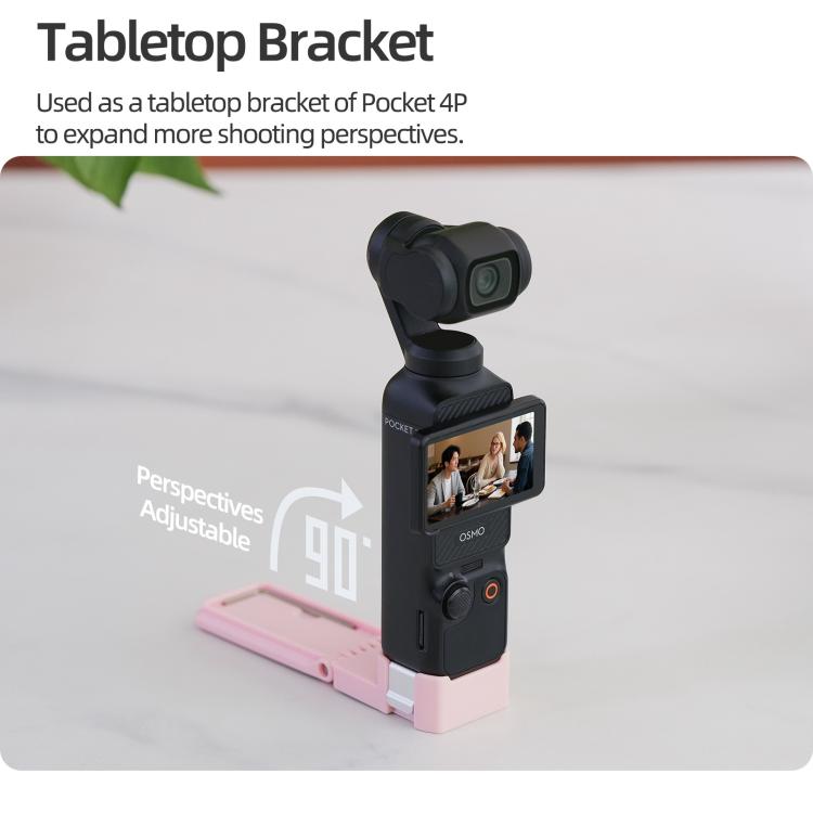 For DJI Osmo Pocket 4P Sunnylife Quick-Release Magnetic Mount Tabletop Base Bracket Angles Adjustable Stand, OP4-ZJ229 | PartsWorld