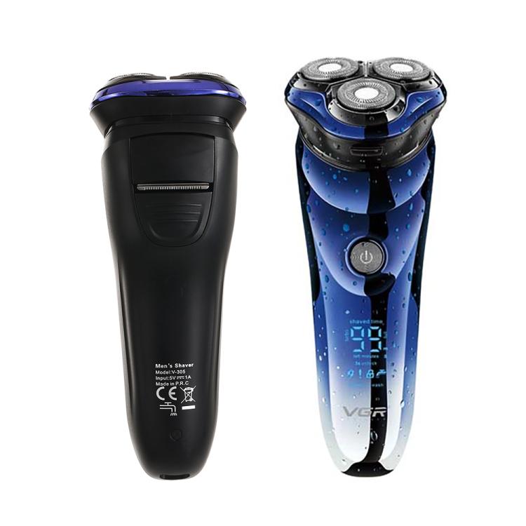 Rotating Three-blade IPX7 Men Electric Shaver