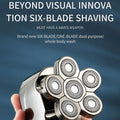Six Cutter Heads IPX6 Waterproof Electric Shaver product image
