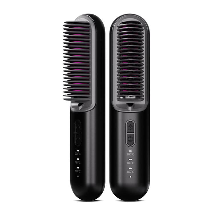 Negative Ion Hair Care Type-C Wireless Hair Straightening Comb - One comb for two purposes, more