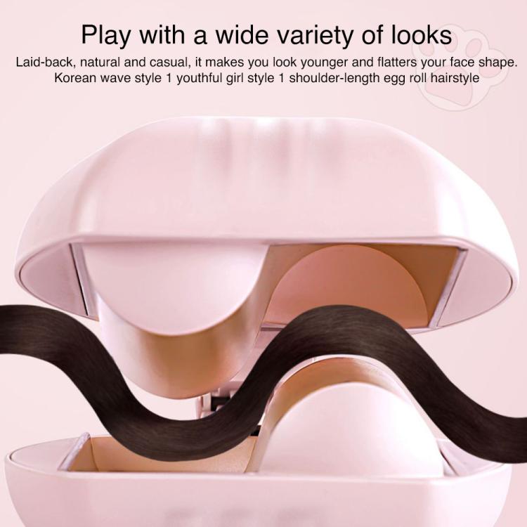 Negative Ion Electric Hair Curler Iron Hair Styling Tool - S-shaped arc groove, double-sided clamping, different
