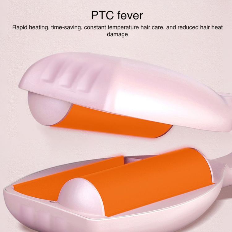 Negative Ion Electric Hair Curler Iron Hair Styling Tool - S-shaped arc groove, double-sided clamping, different