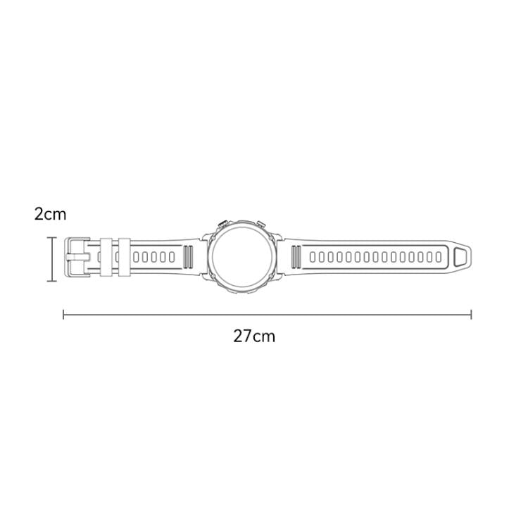 ساعة Yesido IO31 الذكية بشاشة AMOLED مقاس 1.43 بوصة تدعم مكالمات البلوتوث / قياس معدل ضربات القلب، IO31