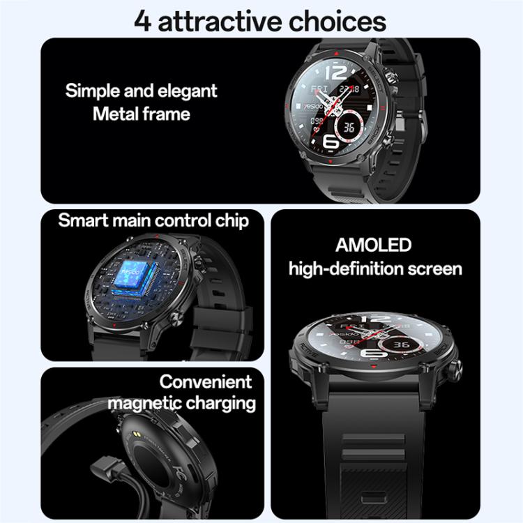 1.43 inch AMOLED Screen Smart Watch Support BT Call / Heart Rate.