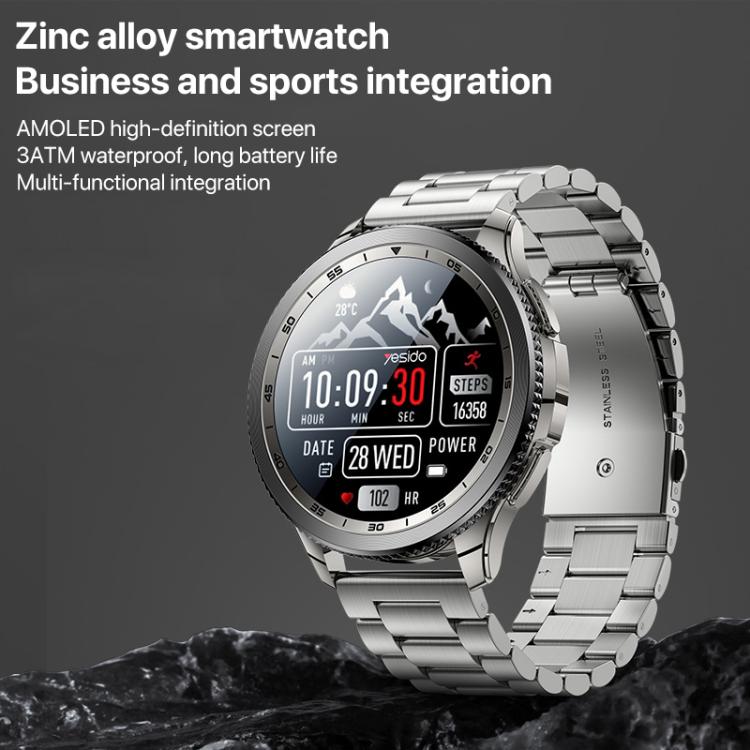1.43 inch AMOLED Screen Metal Smart Watch Support BT Call