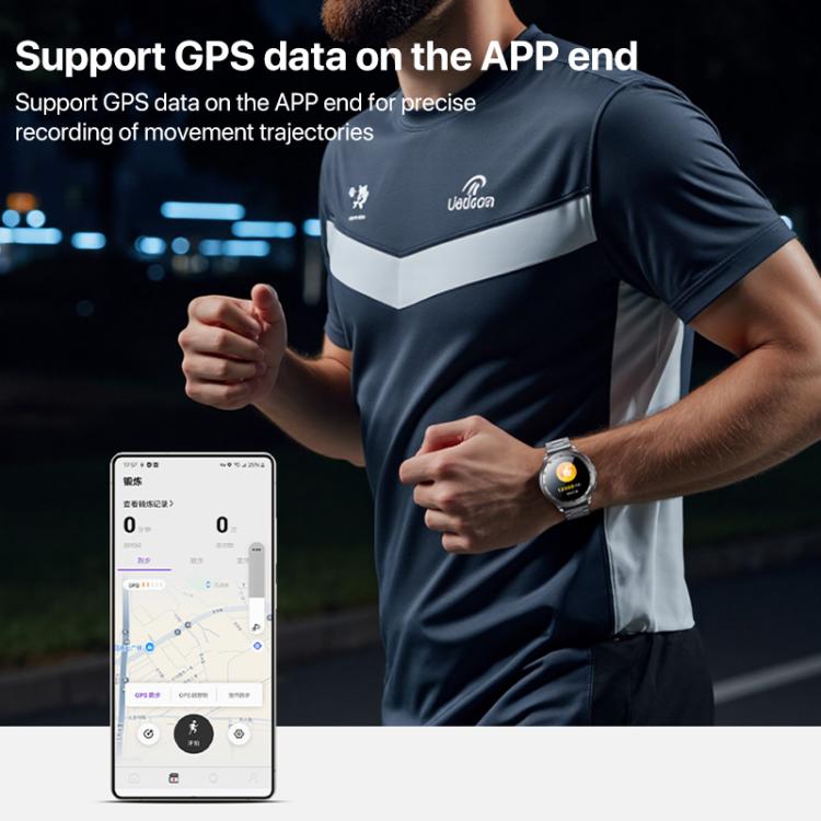 ساعة Yesido IO34 الذكية المعدنية بشاشة AMOLED مقاس 1.43 بوصة تدعم مكالمات البلوتوث