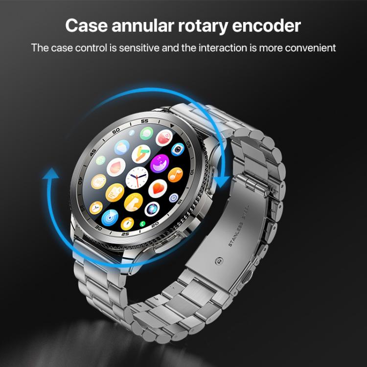 1.43 inch AMOLED Screen Metal Smart Watch Support BT Call