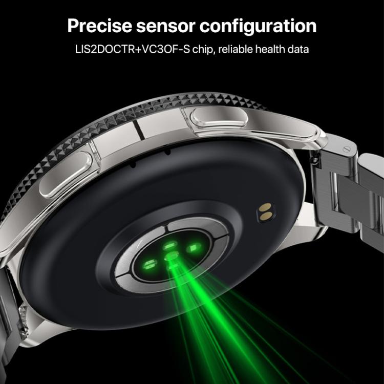 ساعة Yesido IO34 الذكية المعدنية بشاشة AMOLED مقاس 1.43 بوصة تدعم مكالمات البلوتوث