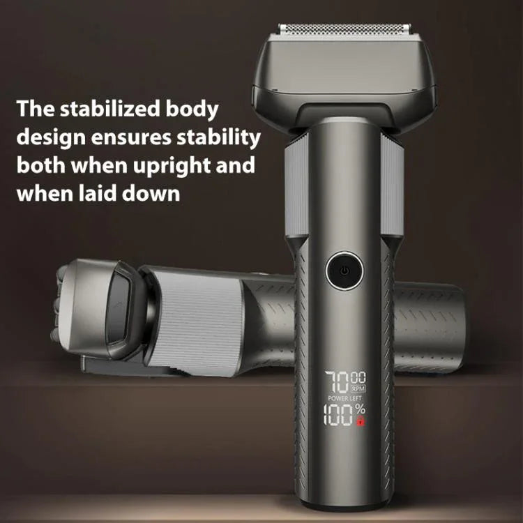 Five-Blade Full Body Washable LED Digital Display Reciprocating Electric Shaver product image