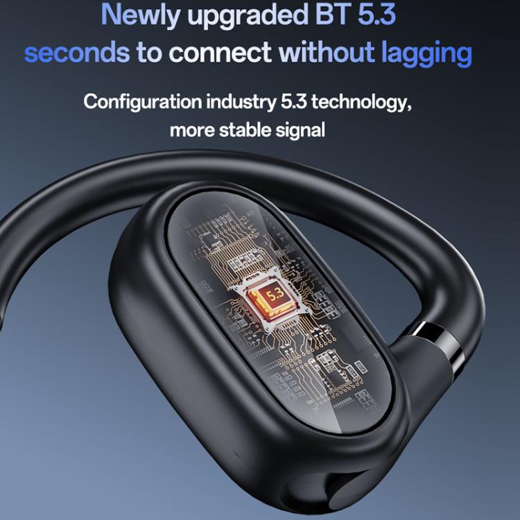 Open-Ear OWS Bluetooth 5.3 Earphones – 16.2mm Driver, IPX5, 600mAh Case - Yesido YSP25