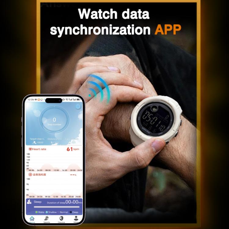 NORTH EDGE MARS 5 Outdoor Smart Sports Watch – Heart Rate, Blood Oxygen, 50M Waterproof