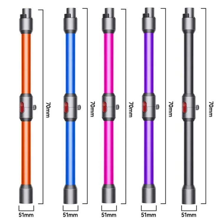Aluminum-Magnesium Folding Extension Wand for Dyson V7 / V8 / V10 / V11 / V15 – Lightweight & Bendable product image