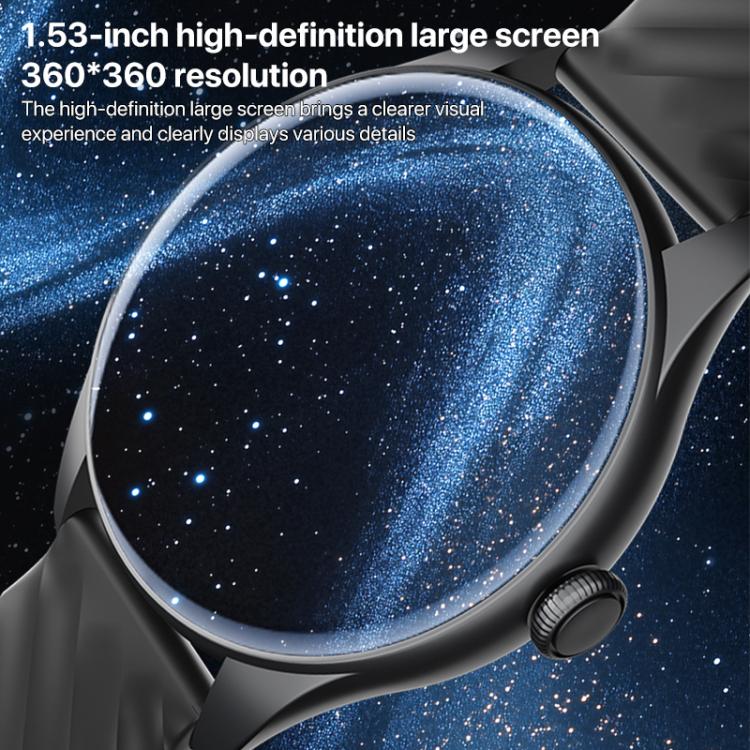 Smart Watch – 1.53" HD Display, Bluetooth Calling, Heart Rate, Dual Straps - Yesido IO43