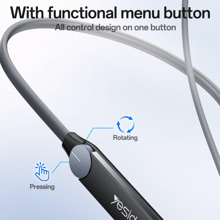 Bluetooth 5.4 Necklace Wireless Headphone – 35Hr Playtime, Hi-Fi Sound