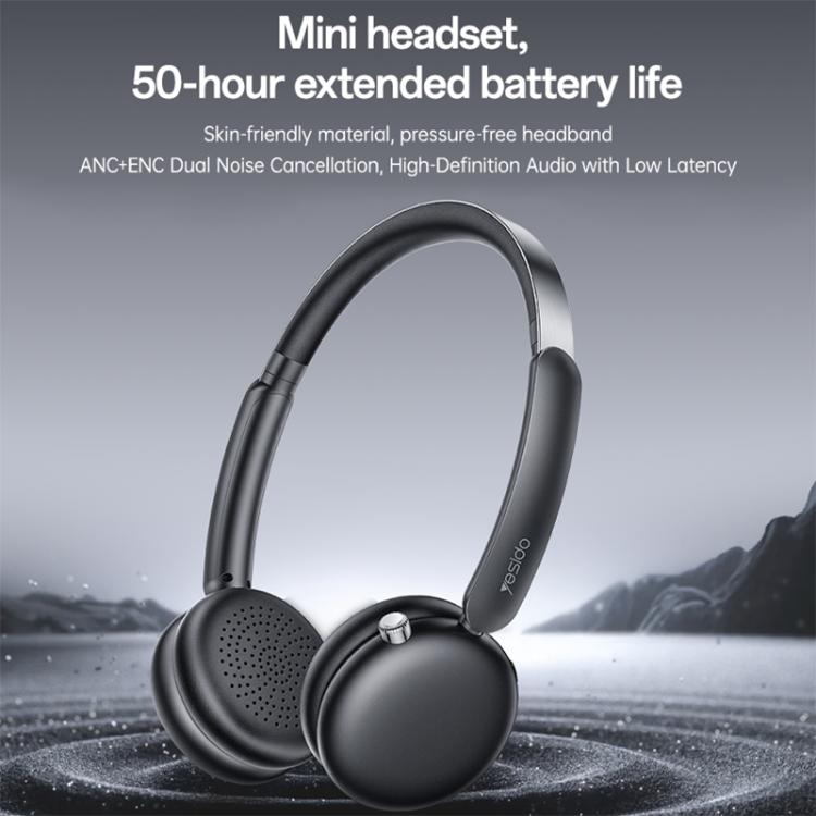 Yesido EP13 ANC Over-Ear Bluetooth 5.3 Headphones – 50Hr Playtime, Titanium Driver, Gaming Mode - Yesido EP13