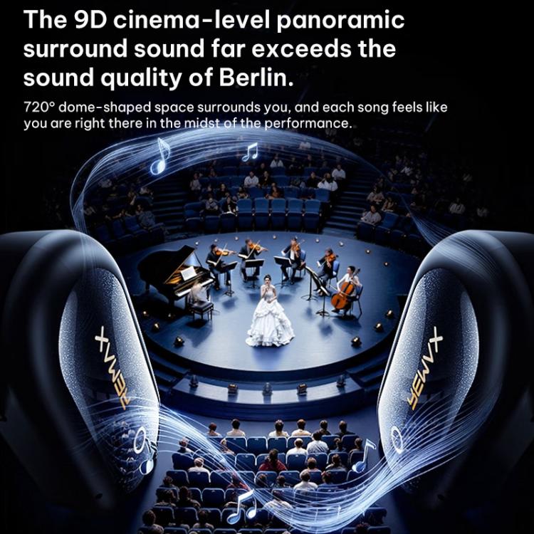 Wireless Bluetooth 6.0 Earphones – Open-Ear Hook Design, REMAX OWS-05