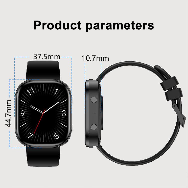 1.88 inch HD TFT Screen Smart Watch, Support Health Monitoring.