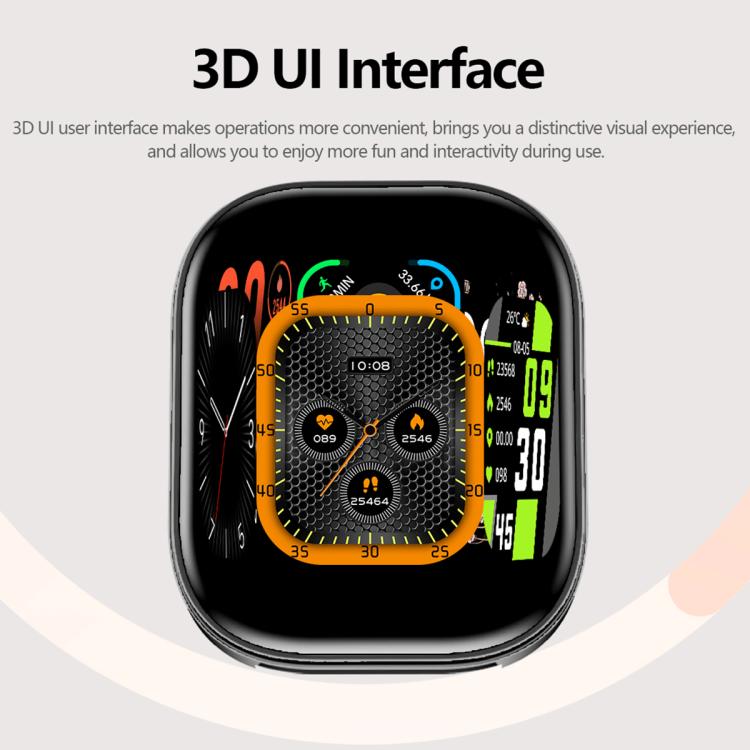 1.88 inch HD TFT Screen Smart Watch, Support Health Monitoring.