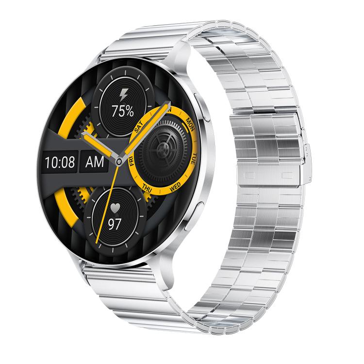 1.75" AMOLED Round Screen, Bluetooth Calling, 150 Sports Modes, IP68, QS07 Smart Watch