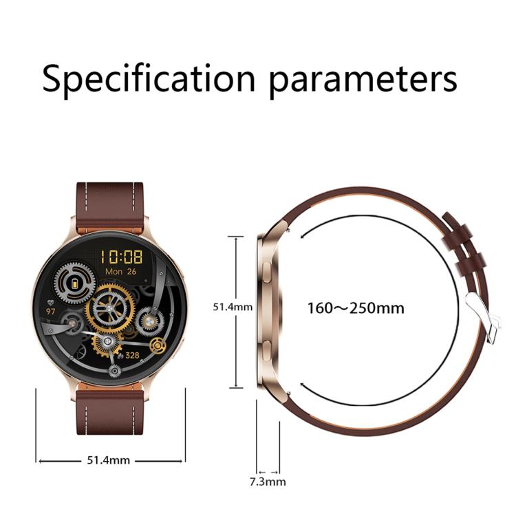 1.75" AMOLED Round Screen, Bluetooth Calling, 150 Sports Modes, IP68, QS07 Smart Watch