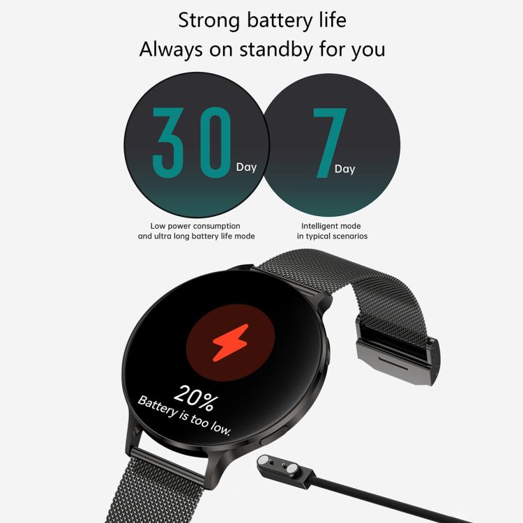 1.75" AMOLED Round Screen, Bluetooth Calling, 150 Sports Modes, IP68, QS07 Smart Watch