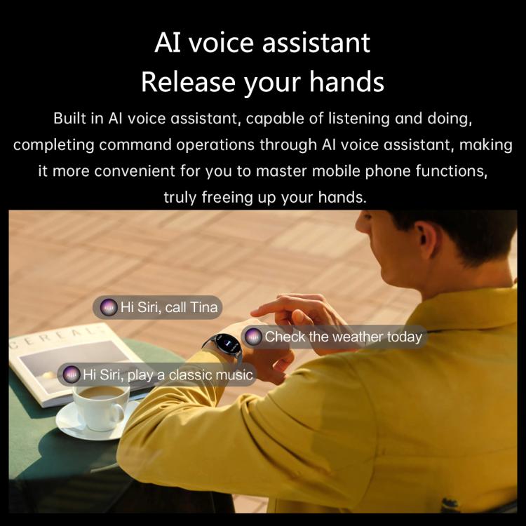 1.75" AMOLED Round Screen, Bluetooth Calling, 150 Sports Modes, IP68, QS07 Smart Watch