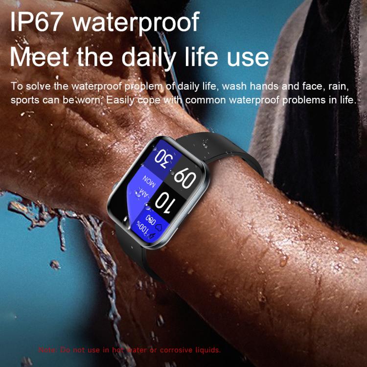 1.85 inch AMOLED Screen Ultra-Thin Smart Watch, Support Health Monitoring.