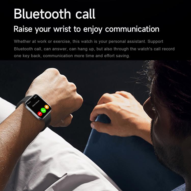 1.85 inch AMOLED Screen Ultra-Thin Smart Watch, Support Health Monitoring.