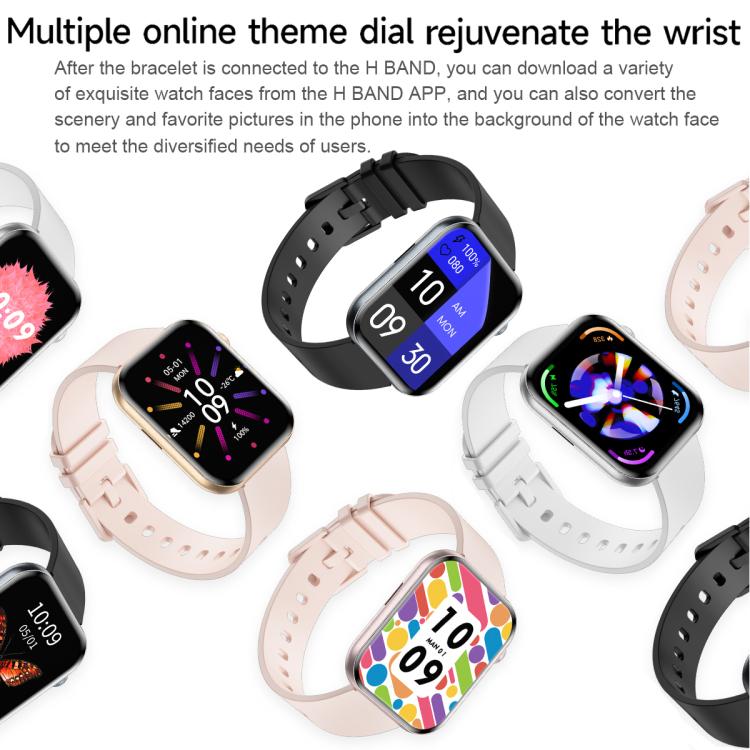 1.85 inch AMOLED Screen Ultra-Thin Smart Watch, Support Health Monitoring.