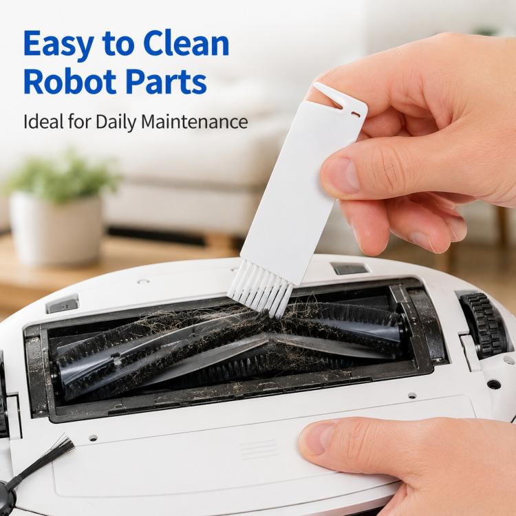 Robot Vacuum Cleaner Cleaning Tool Kit – Set for Dyson and Universal Models – Black Brush | PartsWorld