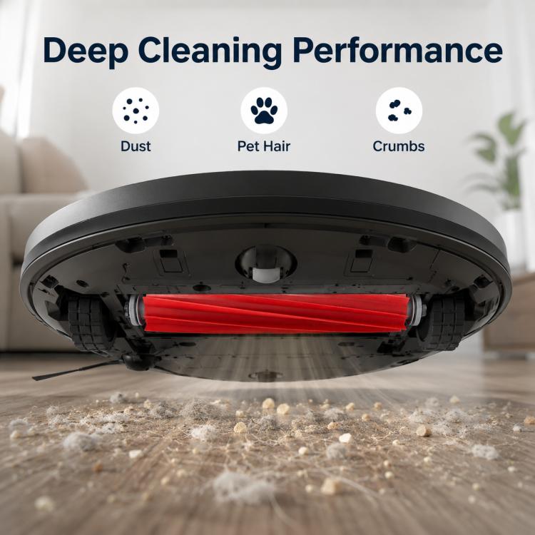 Replacement Accessories for Roborock Q7 Max+ / T8 Plus Robot Vacuum Cleaner, Main Roller Brush, Dual Filter, Mop Pad, Two White Side Brush, Two Black Side Brush, White Five Arm Side Brush, Black Five Arm Side Brush, Dust Bag, Activated Carbon Dust Bag – Two White Side Brush | PartsWorld