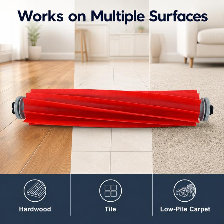 Replacement Accessories for Roborock Q7 Max+ / T8 Plus Robot Vacuum Cleaner, Main Roller Brush, Dual Filter, Mop Pad, Two White Side Brush, Two Black Side Brush, White Five Arm Side Brush, Black Five Arm Side Brush, Dust Bag, Activated Carbon Dust Bag – Two Black Side Brush | PartsWorld