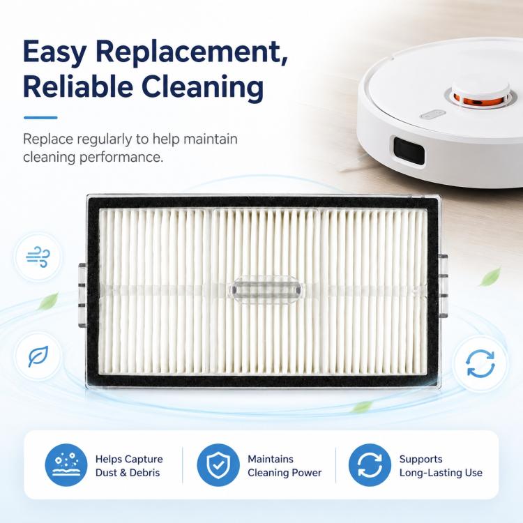 Replacement Accessories for Roborock G20S Ultra / P20 Pro Robot Vacuum Cleaner, Filter, Gray Strip Mop Pad, Blue Strip Mop Pad | PartsWorld