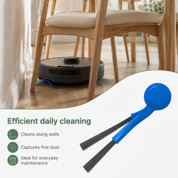 Replacement Accessories for Ecovacs DEEBOT T80 / X8 Pro OMNI Robot Vacuum Cleaner, Side Brush, Roller Mop, Striped Roller Mop, Blue Striped Roller Mop, Activated Carbon Filter, Filter | PartsWorld