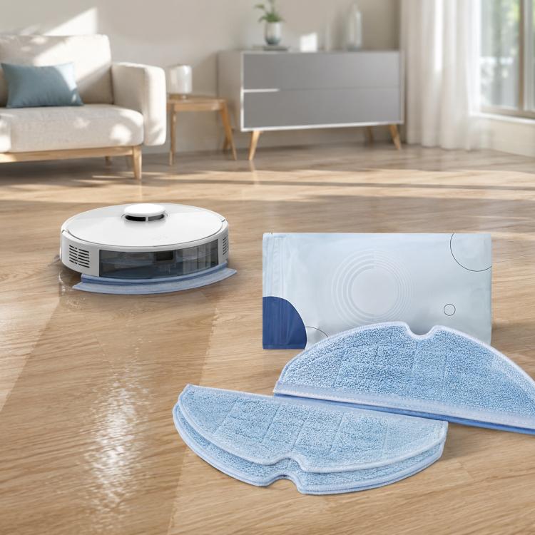 Replacement Parts for Ecovacs DEEBOT OZMO T8 / T9 Robot Vacuum Cleaner, Activated Carbon Filter, Deep Mop Pad, Disposable Mop Pad, 10pcs Wet Mop Pad, Main Brush Cover, Dust Box, Mop Pad Holder | PartsWorld