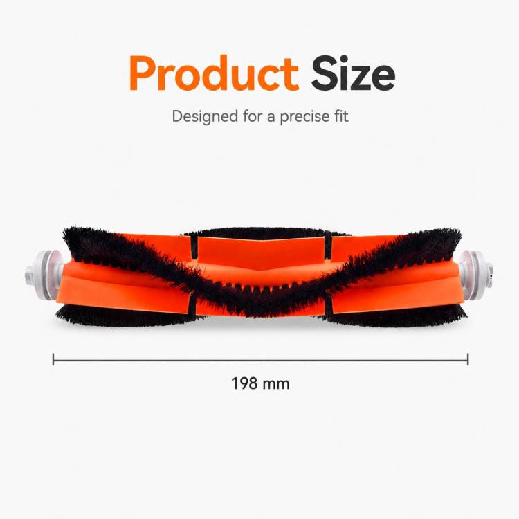 For Xiaomi Mijia Omni Robot Vacuum Mop B101CN / 1S / 2 / 2S Replacement Parts, Main Brush, Dual White Side Brush, Dual Black Side Brush, Dual Filter, Thick Striped Mop Pad, Grey Striped Mop Pad, Grey Fine Mop Pad, White Fine Mop Pad, Blue Striped Mop P... – Dual Black Side Brush | PartsWorld