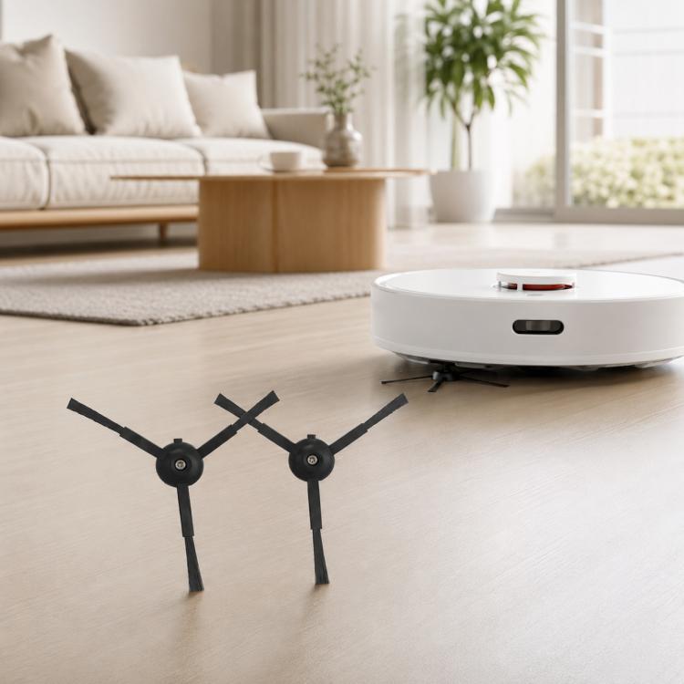 For Xiaomi Mijia Robot Vacuum Mop 2 Pro MJST1S Replacement Parts, Detachable Main Brush, Dual White Side Brush, Dual Black Side Brush, White Five Arm Side Brush, Black Five Arm Side Brush, Mop Pad | PartsWorld