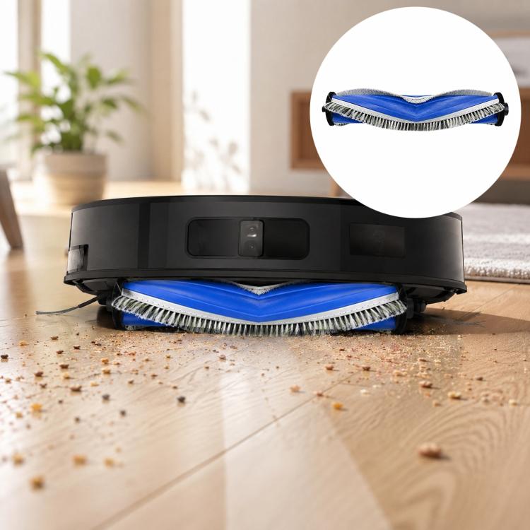 For Ecovacs DEEBOT X5 / X5 Pro / X5 Max / X5 Pro Plus Replacement Parts, Main Brush, Side Brush, Black Filter, White Filter, Blue Striped Mop Pad, Mop Pad, White Striped Mop Pad, Dust Bag, Activated Carbon Dust Bag, Mop Pad Holder, Main Brush Cover – Main Brush | PartsWorld