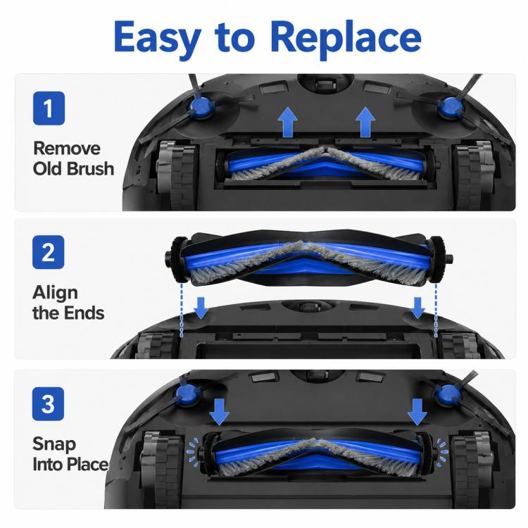 For Ecovacs DEEBOT X9 / X9 Pro Replacement Parts, Main Brush, Roller Mop, Activated Carbon Filter, Filter, Side Brush, Dust Bag, Activated Carbon Dust Bag – Activated Carbon Dust Bag | PartsWorld