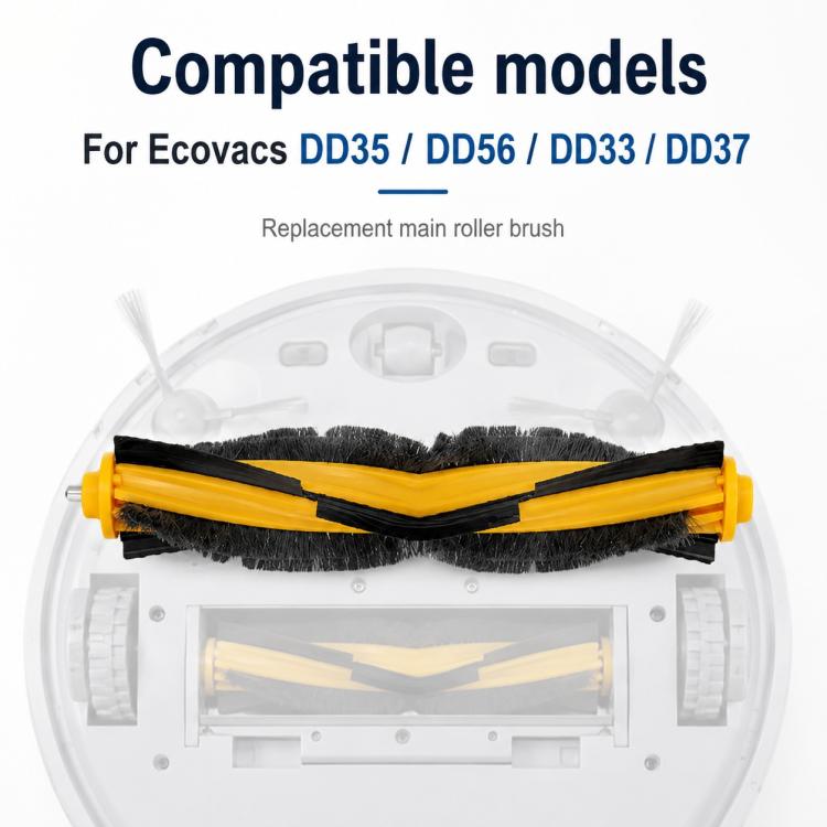 For Ecovacs DEEBOT DD35 / DD56 / DD33 / DD37 Replacement Parts, Main Brush, Dual Side Brush, Filter+Sponge, Mop Pad, 13pcs Combo, 15pcs Combo, Main Brush Cover – Main Brush Cover | PartsWorld
