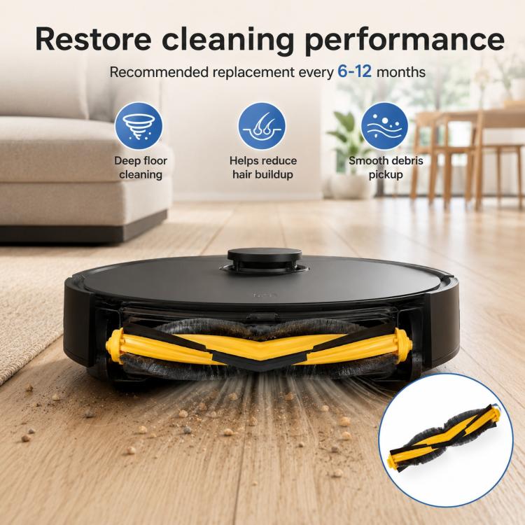 For Ecovacs DEEBOT DD35 / DD56 / DD33 / DD37 Replacement Parts, Main Brush, Dual Side Brush, Filter+Sponge, Mop Pad, 13pcs Combo, 15pcs Combo, Main Brush Cover | PartsWorld