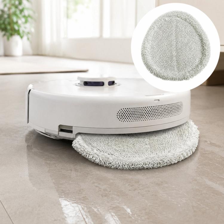 For Narwal J1 / J2 Robot Vacuum Cleaner Replacement Parts, Dual Magnetic Filters, White Full-Fiber Mop Pad, Grey Full-Fiber Mop Pad, Blue Striped Mop Pad, White Striped Mop Pad, 6pcs Combo | PartsWorld