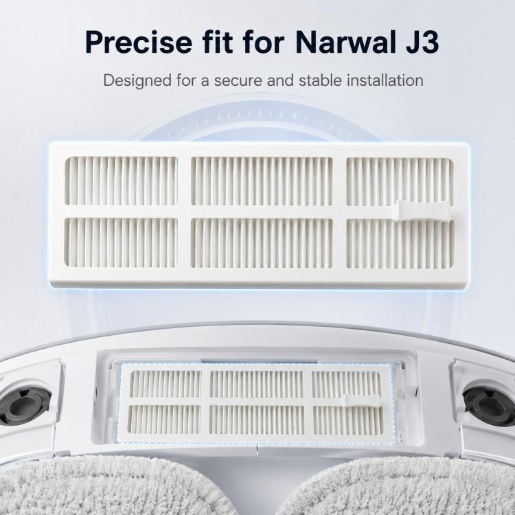 For Narwal J3 Robot Vacuum Cleaner Replacement Parts, Dual Filter | PartsWorld